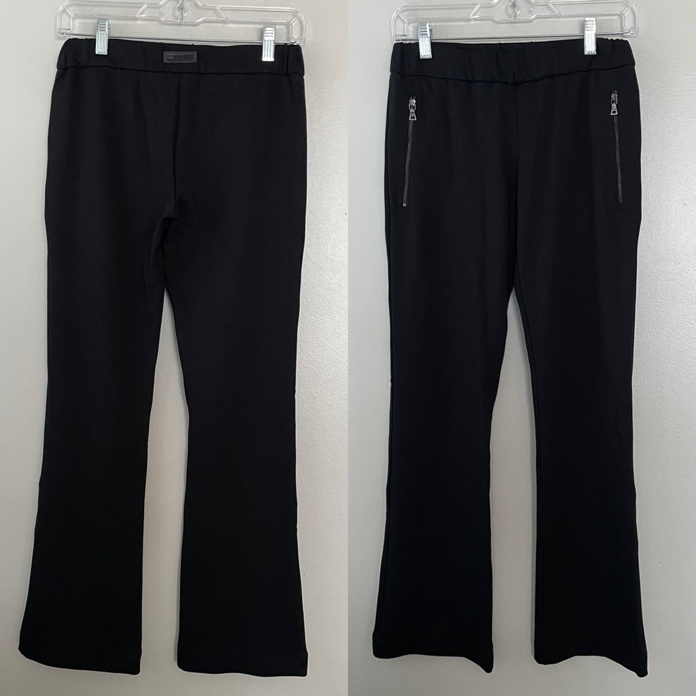 Prada black pants wide legs size XS zipper pockets